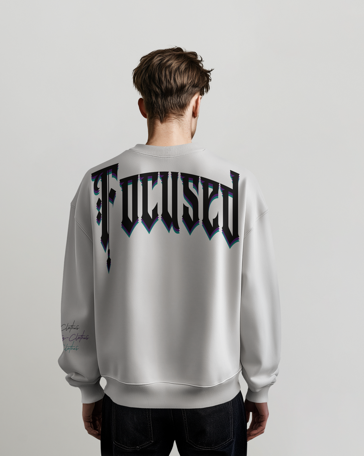 Sweater "Focused" heavy cotton